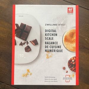 Zwilling Glass Digital Kitchen Scale (White) NEW